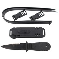 Potápačský nôž FOX Tekno Military Black Blade 643/11