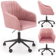 Otočná stolička CEFRES Pink Velour