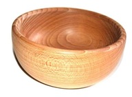 Miska z pareného bukového dreva, 20 cm