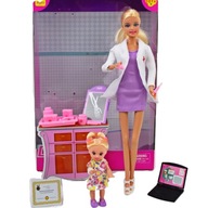 Bábika doktorka DOCTOR DOLL + DIEŤA Set