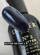 Glitter Top coat No Wipe No 2, Didier Lab, 10 ml Glitter Top coat No Wipe No 2, Didier Lab, 10 ml