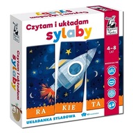 ČÍTAM A ZARIADUJEM SLABIKY SADA RAKETOV SLABIKOVÝ PUZZLE ČÍTAM A ZARIADUJEM SLABIKY SADA RAKETOV SLABIKOVÝ PUZZLE