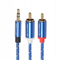 AUX Audio Mini Jack 3,5 mm 2x RCA cinch kábel 1.8 AUX Audio Mini Jack 3,5 mm 2x RCA cinch kábel 1.8