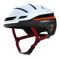 Livall EVO21 Cyklistická prilba LED/SOS 58-62cm biela