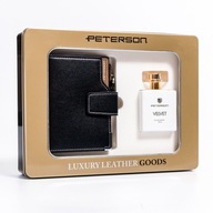 PETERSON darčeková sada peňaženka eko koža parfém