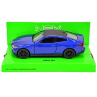 WELLY 1:34 BMW M4 2020 MODRÁ WELLY 1:34 BMW M4 2020 MODRÁ