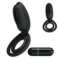 Prsteň na penis S VIBRÁCIAMI PRE KLITORIZU Prsteň na penis S VIBRÁCIAMI PRE KLITORIZU