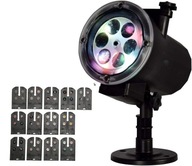 Vonkajší projektor so svetelnými efektmi 12 filmov