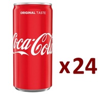 Sýtený nápoj Coca-cola 24 X 200 ml SADA 24 KS Sýtený nápoj Coca-cola 24 X 200 ml SADA 24 KS