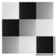 9x Veľká penová puzzle podložka Šachovnica 180x180cm