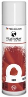 Semišový sprej VELVET Red Food Colors 250 ml