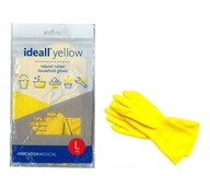 POUZDRO RUKAVICE gumové Ideall Yellow L x 20