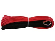 Červené syntetické lano na navijak, 6 mm