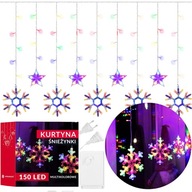 ZÁCLONY VIANOČNÉ HVIEZDY LAMPY 150LED VIACFAREBNÉ 4m ICILS EL. ZÁCLONY VIANOČNÉ HVIEZDY LAMPY 150LED VIACFAREBNÉ 4m ICILS EL.