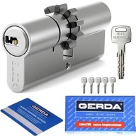 GERDA EVO 30/45 75mm vložka valca s hrebeňom a pastorkom, certifikát proti vlámaniu GERDA EVO 30/45 75mm vložka valca s hrebeňom a pastorkom, certifikát proti vlámaniu