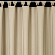 Záhradný záves 155x240 béžový s pásikmi na suchý zips Záhradný záves 155x240 béžový s pásikmi na suchý zips