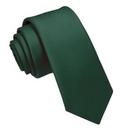 Elegantná úzka zelená TIE / BOTTLE GREEN Elegantná úzka zelená TIE / BOTTLE GREEN