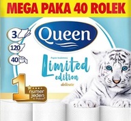 Toaletný papier Queen MEGA PACK 40 ROLLERS
