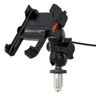DRŽIAK NA MOTOCYKLOVÝ TELEFÓN QC 3.0 USB NABÍJAČKA PRE RÁMČEK FREEDCONN DRŽIAK NA MOTOCYKLOVÝ TELEFÓN QC 3.0 USB NABÍJAČKA PRE RÁMČEK FREEDCONN
