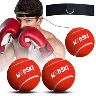 3x Reflexná loptička REFLEXNÁ LOPTIČKA MMA BOX K1 FIGHT BAND S LOPTOU 3x Reflexná loptička REFLEXNÁ LOPTIČKA MMA BOX K1 FIGHT BAND S LOPTOU