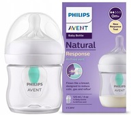 Avent Natural Response AirFree fľaša 125 ml 0m+ Avent Natural Response AirFree fľaša 125 ml 0m+