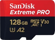 Extreme PRO MicroSDXC 128 GB Class 10 UHSI/U3 A2