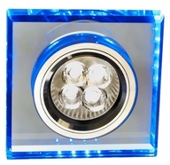 HALOGÉNOVÁ LAMPA SO ŠTVORCOVÝM MODRÝM LED PÁSKOM HALOGÉNOVÁ LAMPA SO ŠTVORCOVÝM MODRÝM LED PÁSKOM