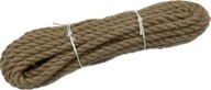 Ozdobné točené jutové lano 12mm - 10m Ozdobné točené jutové lano 12mm - 10m