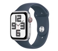 Inteligentné hodinky Apple Watch SE 2gen GPS, puzdro 44 mm, strieborno-modré S/M