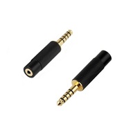 Audio adaptér od 2,5 mm (F) do 4,4 mm (M) Vyvážený