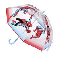 Dáždnik Detský priehľadný dáždnik do dažďa Spiderman Marvel