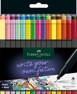 Jemné vložky do rukoväte 30 farieb Faber-Castell Jemné vložky do rukoväte 30 farieb Faber-Castell