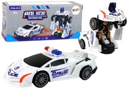 Robot Car Police White 2v1 Transformácia Robot Car Police White 2v1 Transformácia