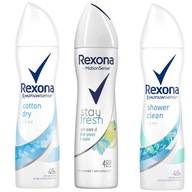 Sada antiperspirantov REXONA pre ženy 3 x 150 ml Sada antiperspirantov REXONA pre ženy 3 x 150 ml