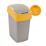 žltý plast Odpadkový kôš FLIP BIN 10L CURVER žltý plast Odpadkový kôš FLIP BIN 10L CURVER