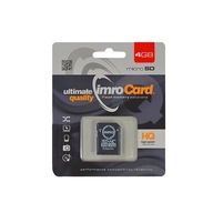 Pamäťová karta IMRO microSD 4GB CLASS 10 UHS I 100M