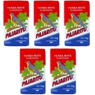 Yerba Mate PAJARITO set 5kg (5x1kg) originál Yerba Mate PAJARITO set 5kg (5x1kg) originál