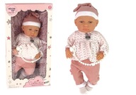 Baby Doll 46 cm Ružová Dummy Deka Perie