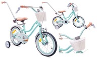 Dievčenský bicykel 14 palcový Sun Baby Heart + AKC