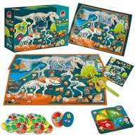 Náučné puzzle s hrou Detektív - Dino múzeum Náučné puzzle s hrou Detektív - Dino múzeum