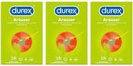 DUREX AROUSER - PRUHOVANÉ KONZERVAČNÉ LÁTKY 54 ks.