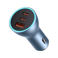 Baseus USB-A + 2x USB-C 65W autonabíjačka