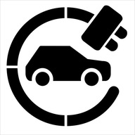 Maľovacia šablóna Nabíjanie elektrických vozidiel Maľovacia šablóna Nabíjanie elektrických vozidiel