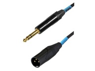 SSQ JSXM1 Jack stereo kábel 6,3 mm - XLR samec 1 m SSQ JSXM1 Jack stereo kábel 6,3 mm - XLR samec 1 m