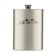 Kovová banková banka 230 ml - Hory - MINIMÁLNA Kovová banková banka 230 ml - Hory - MINIMÁLNA