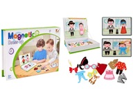 PUZZLE MAGNETICKÁ KNIHA OBLEČENIE PUZZLE 3+ PUZZLE MAGNETICKÁ KNIHA OBLEČENIE PUZZLE 3+