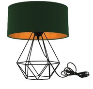 DRÔTENÁ STOLNÁ LAMPA, ZRKADLOVÉ TIIETO, 35 cm