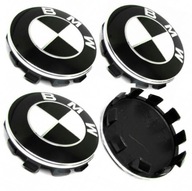 4 BMW kryty kolies 56 mm čierne 4 BMW kryty kolies 56 mm čierne