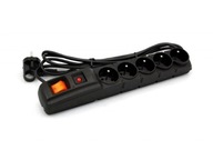 Power Strip ACAR F5 5m 5 zásuviek Čierny