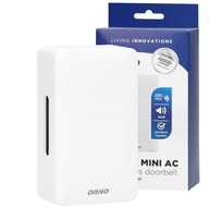 KÁBLOVÝ DVOJTÓNOVÝ ZVONOK BIELY BIM BAM MINI SNEHOBIELY 230V